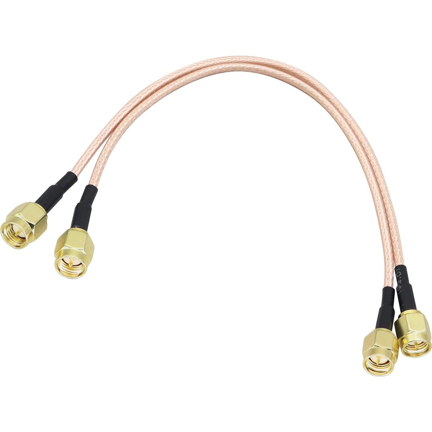 Cable Coaxial SMA Macho a Macho RG316 20cm - 2 Pack