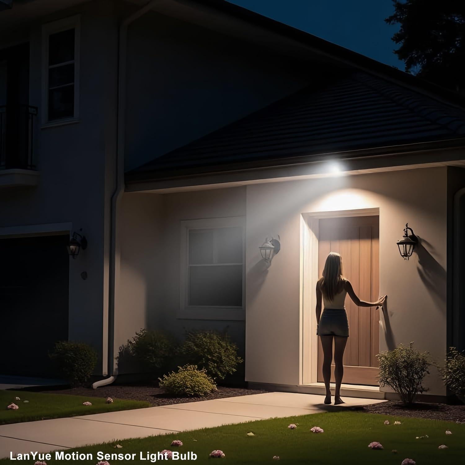 Bombilla LED LanYue PAR38 15W con Sensor de Movimiento 6000K