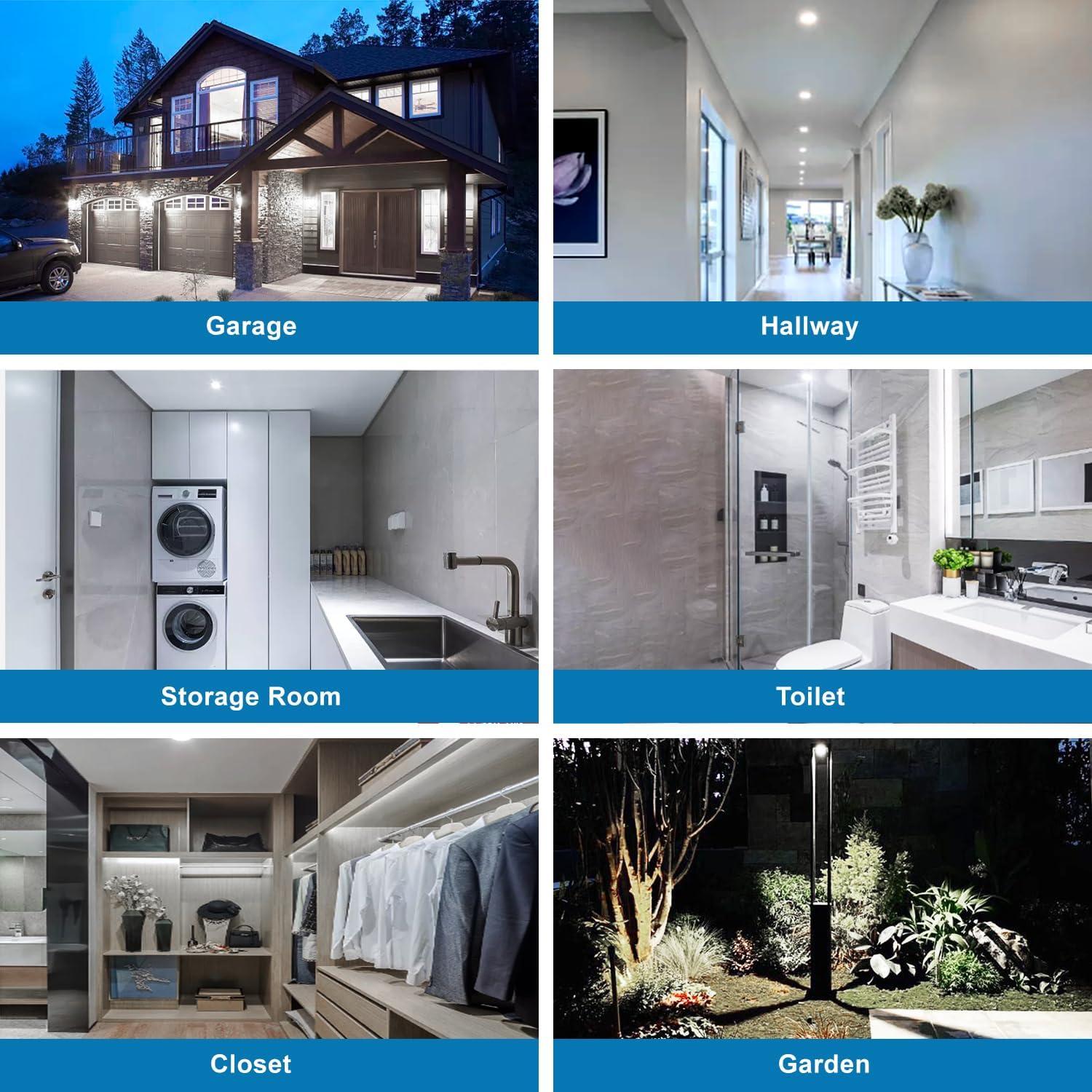 Bombilla LED LanYue PAR38 15W con Sensor de Movimiento 6000K