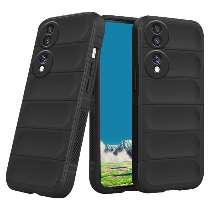 Funda Honor 70 Wousunly Silicona TPU Anticaída Negra