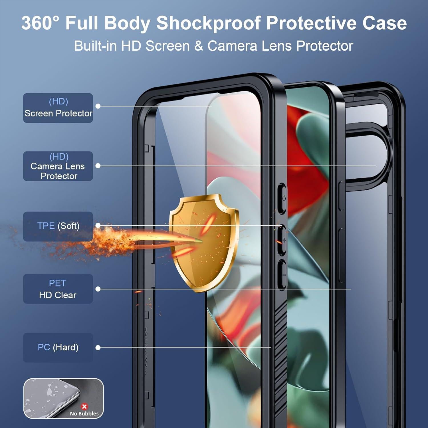 Funda Impermeable SPIDERCASE para Google Pixel 9 Pro XL 6.8"