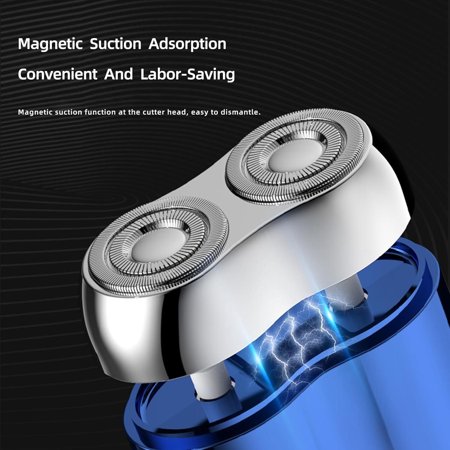 Afeitadora Eléctrica Mini ChicVogue Doble Cabezal USB Impermeable