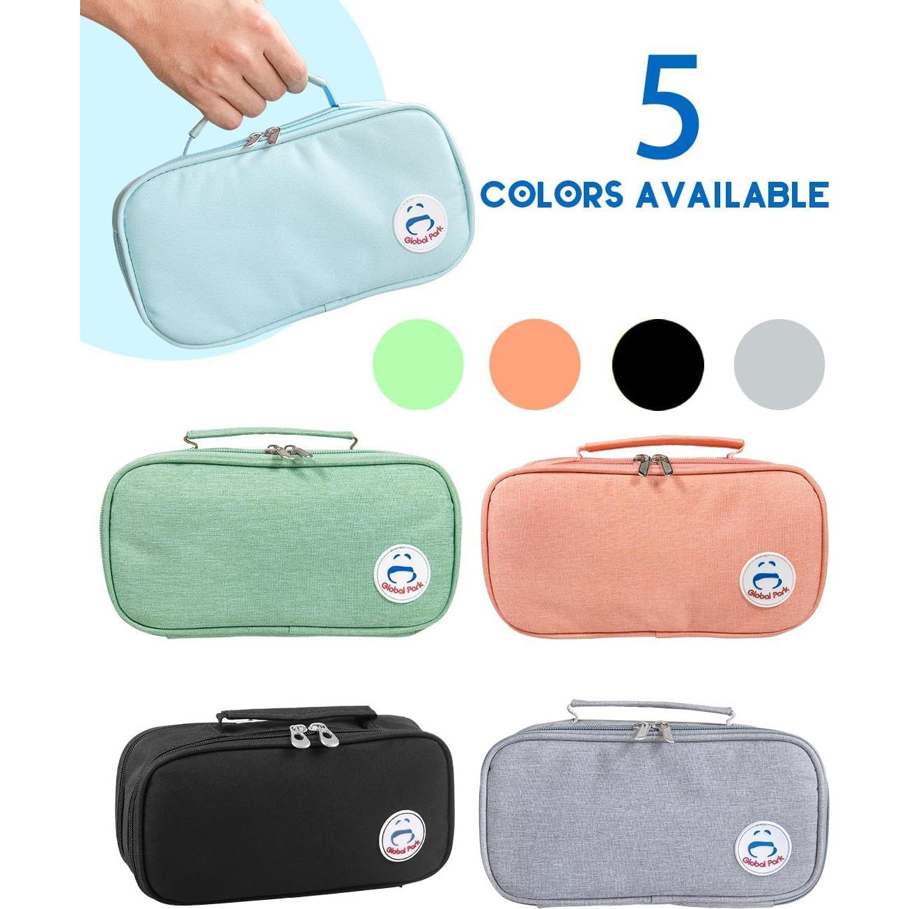 Estuche de Lápices Grande Aguamarina - Organizador de Oficina