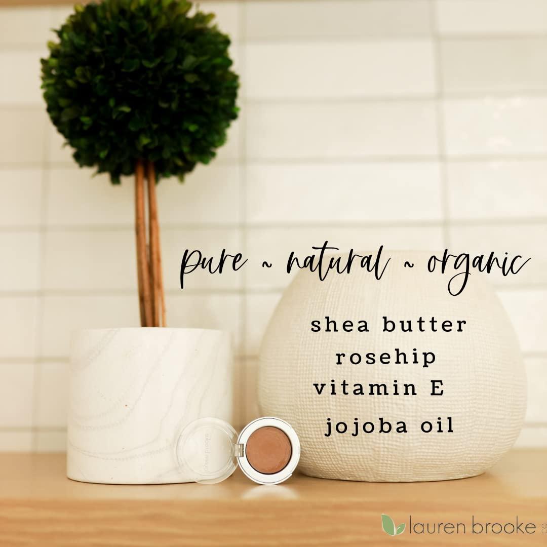 Sombra de Ojos en Crema Orgánica Lauren Brooke - Café con Leche Mate