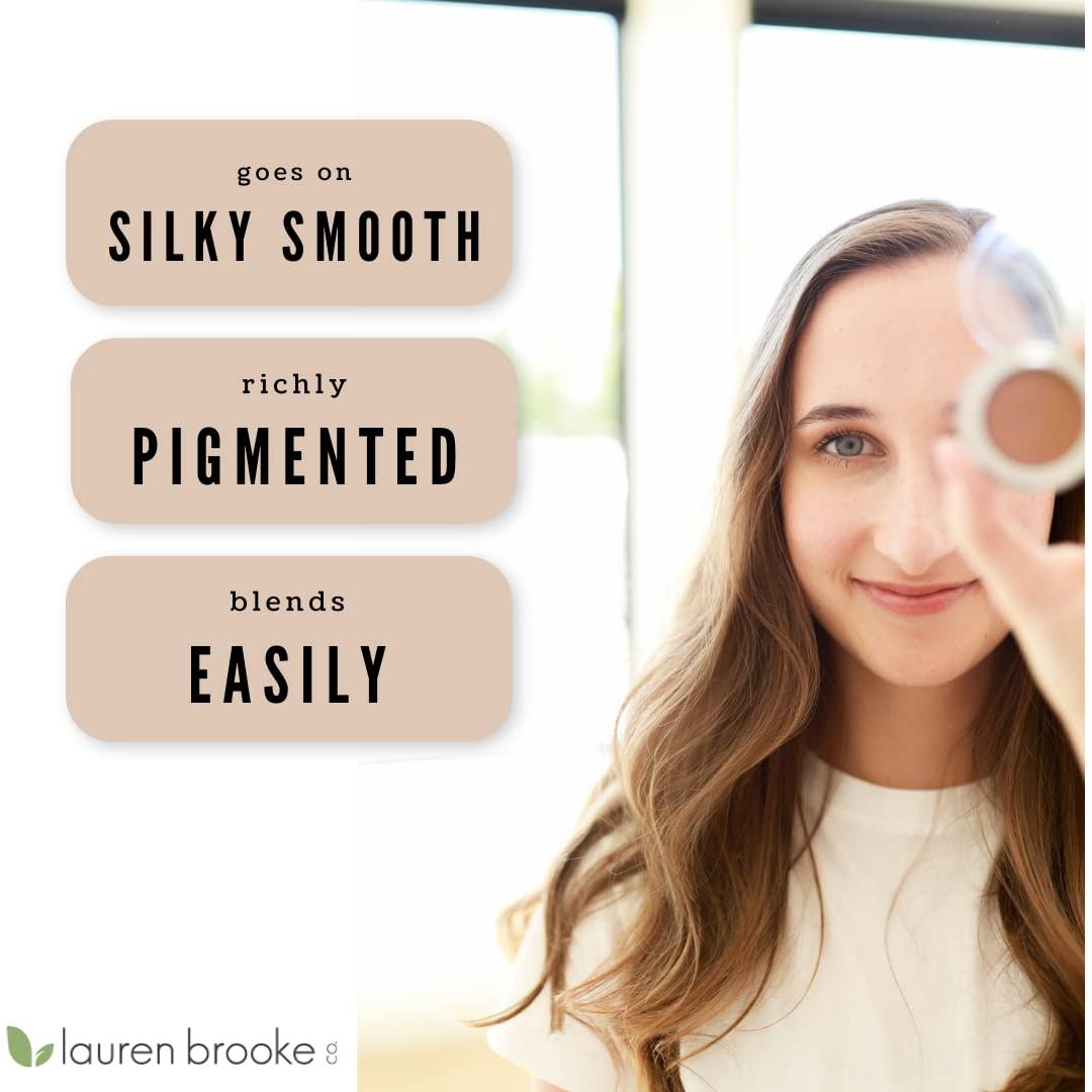 Sombra de Ojos en Crema Orgánica Lauren Brooke - Café con Leche Mate