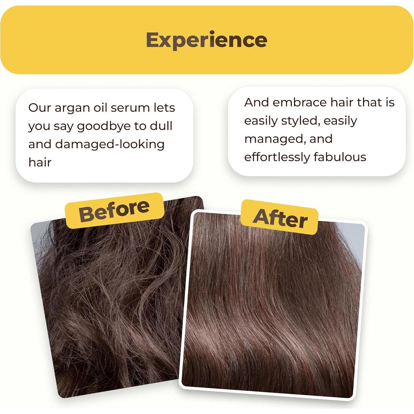 Suero Antifrizz HerStyler 70 ml - Aceite de Argán para Cabello