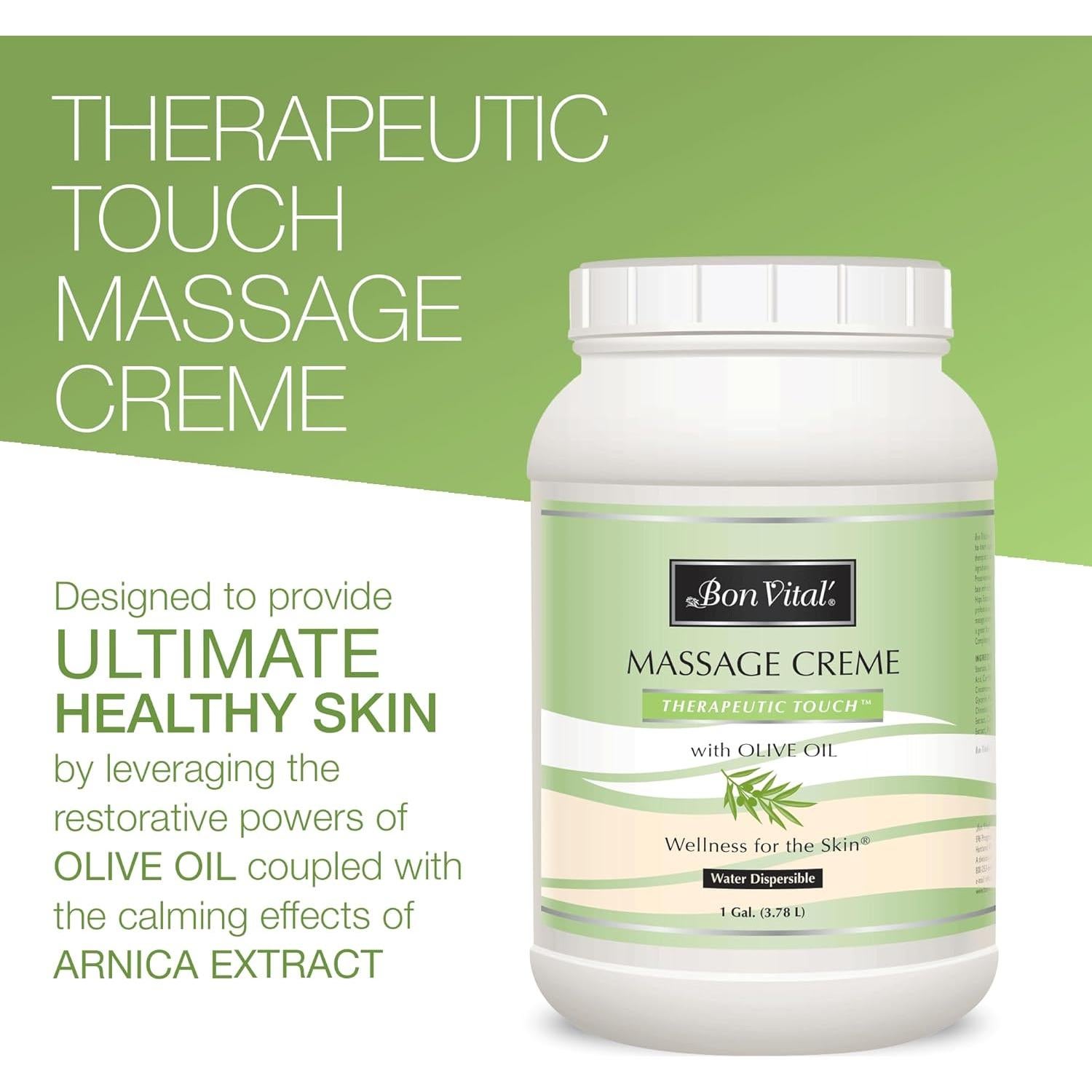 Crema de Masaje Bon Vital Therapeutic Touch 3.785 L Hidratante
