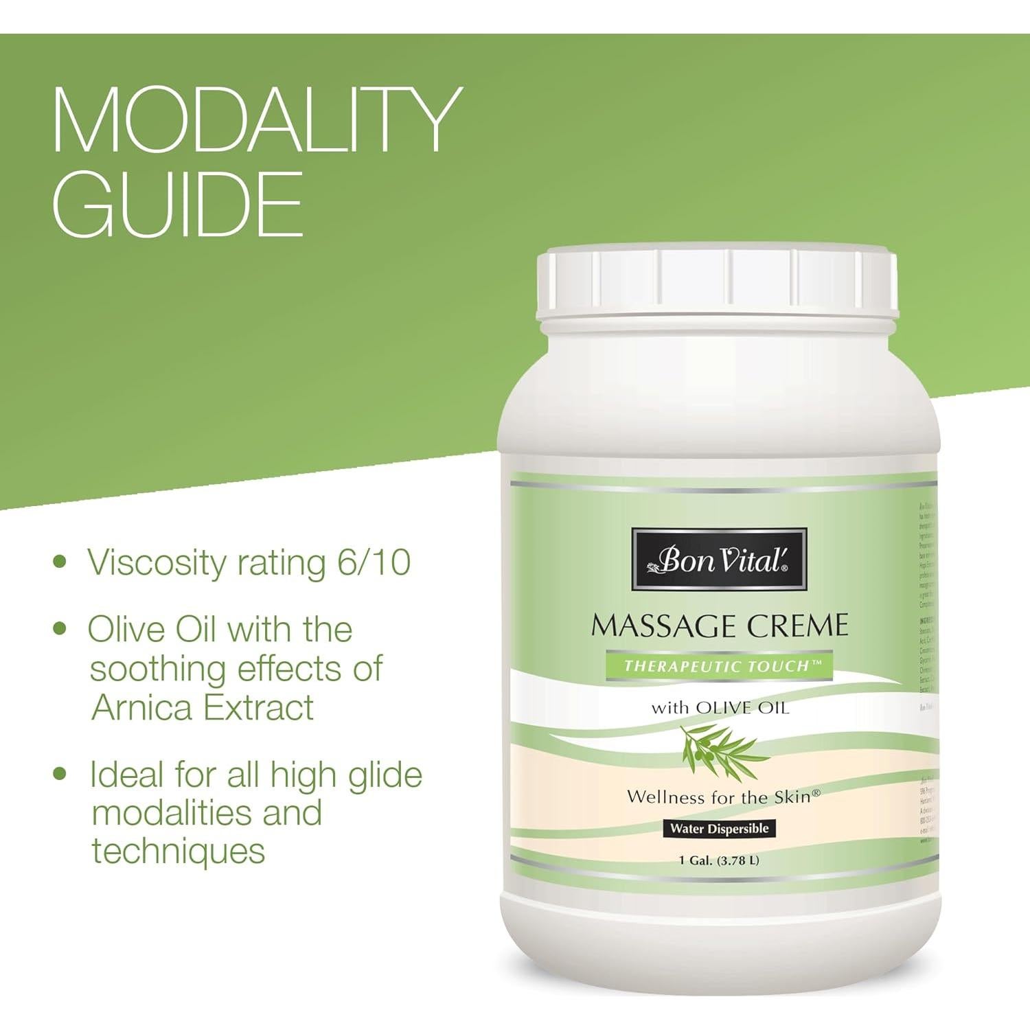 Crema de Masaje Bon Vital Therapeutic Touch 3.785 L Hidratante