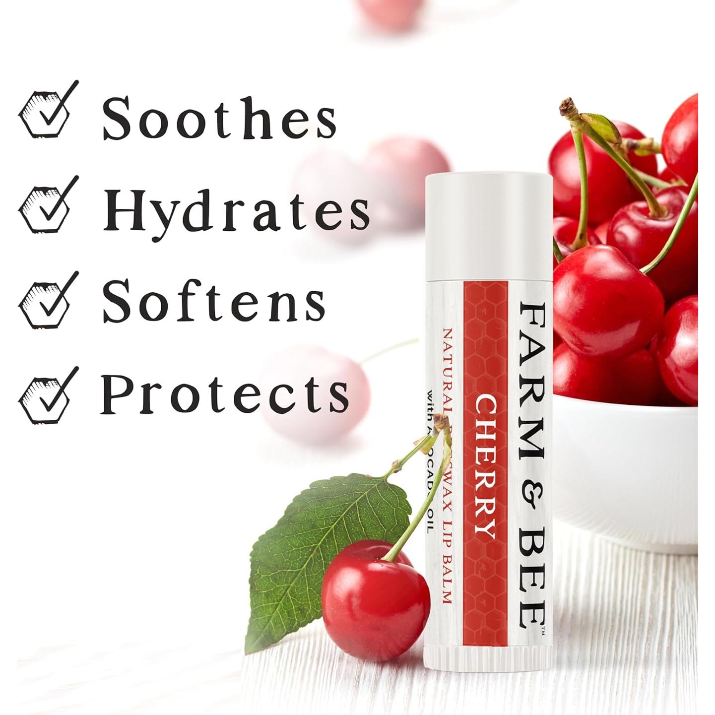 Bálsamo Labial Natural Farm & Bee - Cera de Abeja 4x4.25g