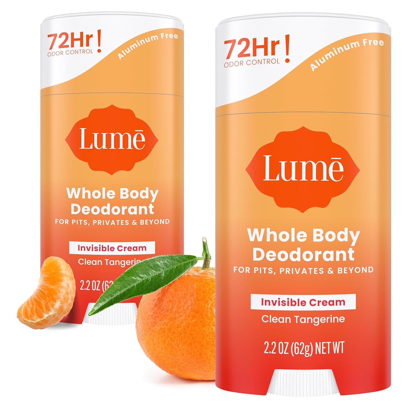 Desodorante Corporal Lume - Barra Invisible 62.37g - Mandarina