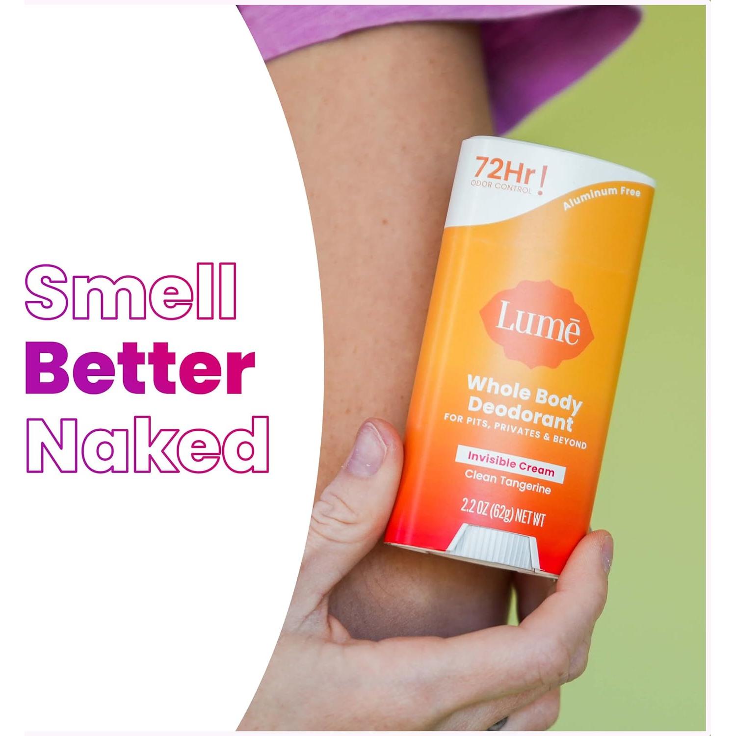 Desodorante Corporal Lume - Barra Invisible 62.37g - Mandarina