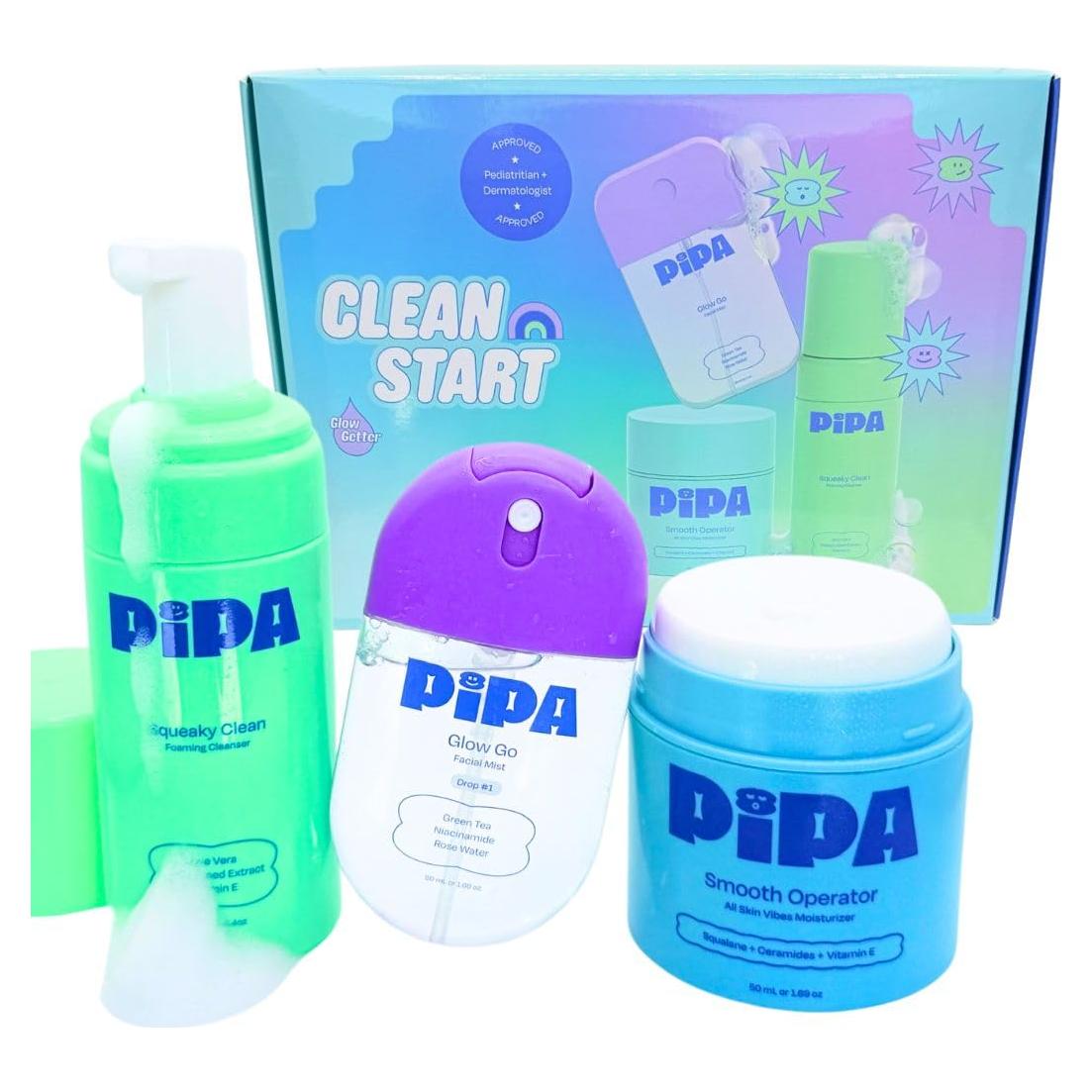 Paquete de Cuidado de la Piel para Niños Pipa - 3 Productos