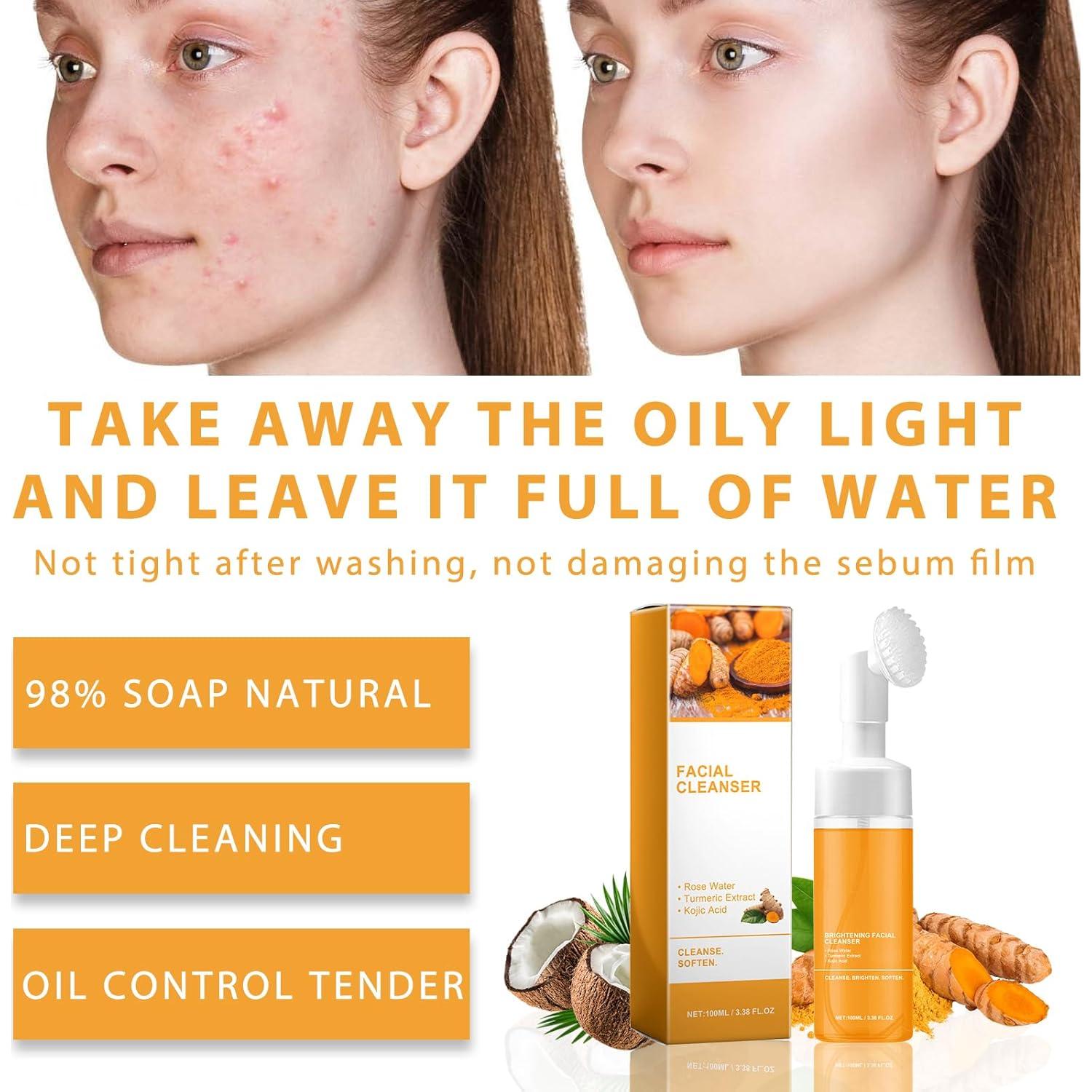 Juego de Limpieza Facial HadaClub con Jabón y Mousse de Cúrcuma