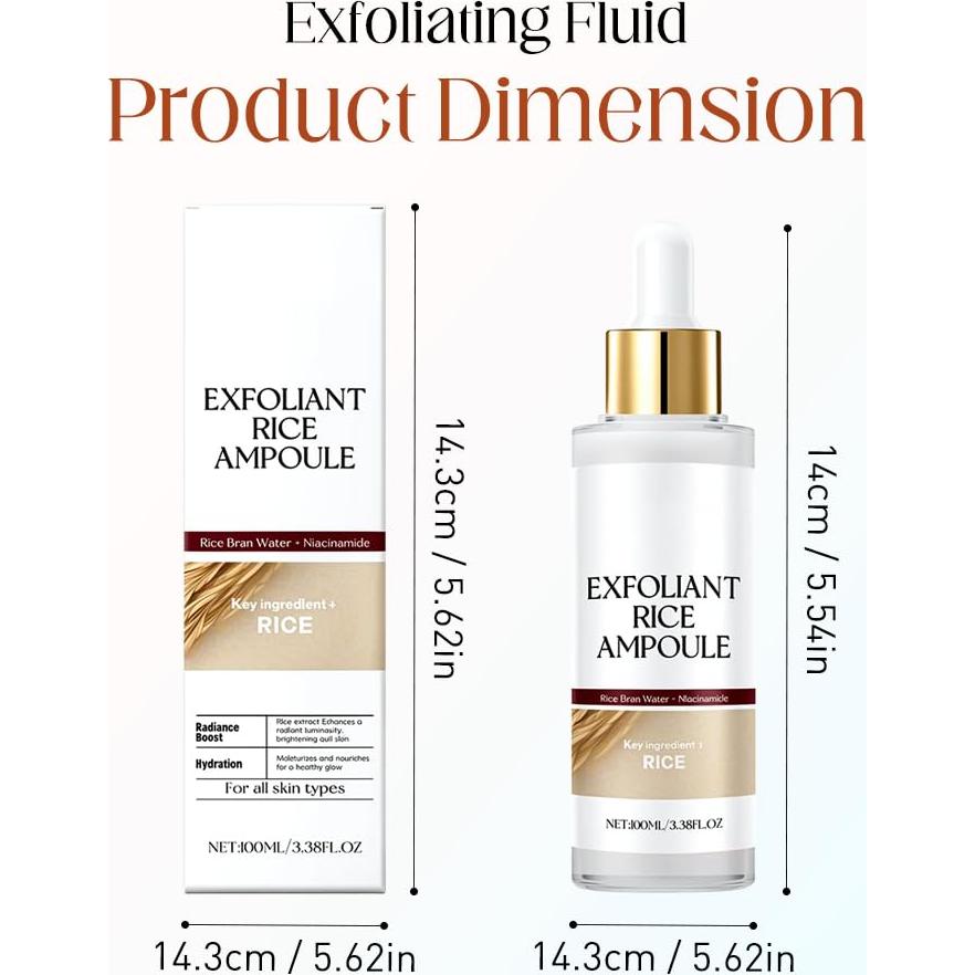 Exfoliante Facial de Arroz Negro y Blanco Eadwe 100 ml