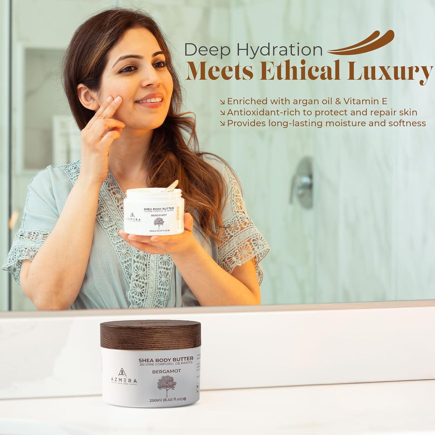 Manteca Corporal Batida Azmera 250g - Hidratante Bergamota Vegano