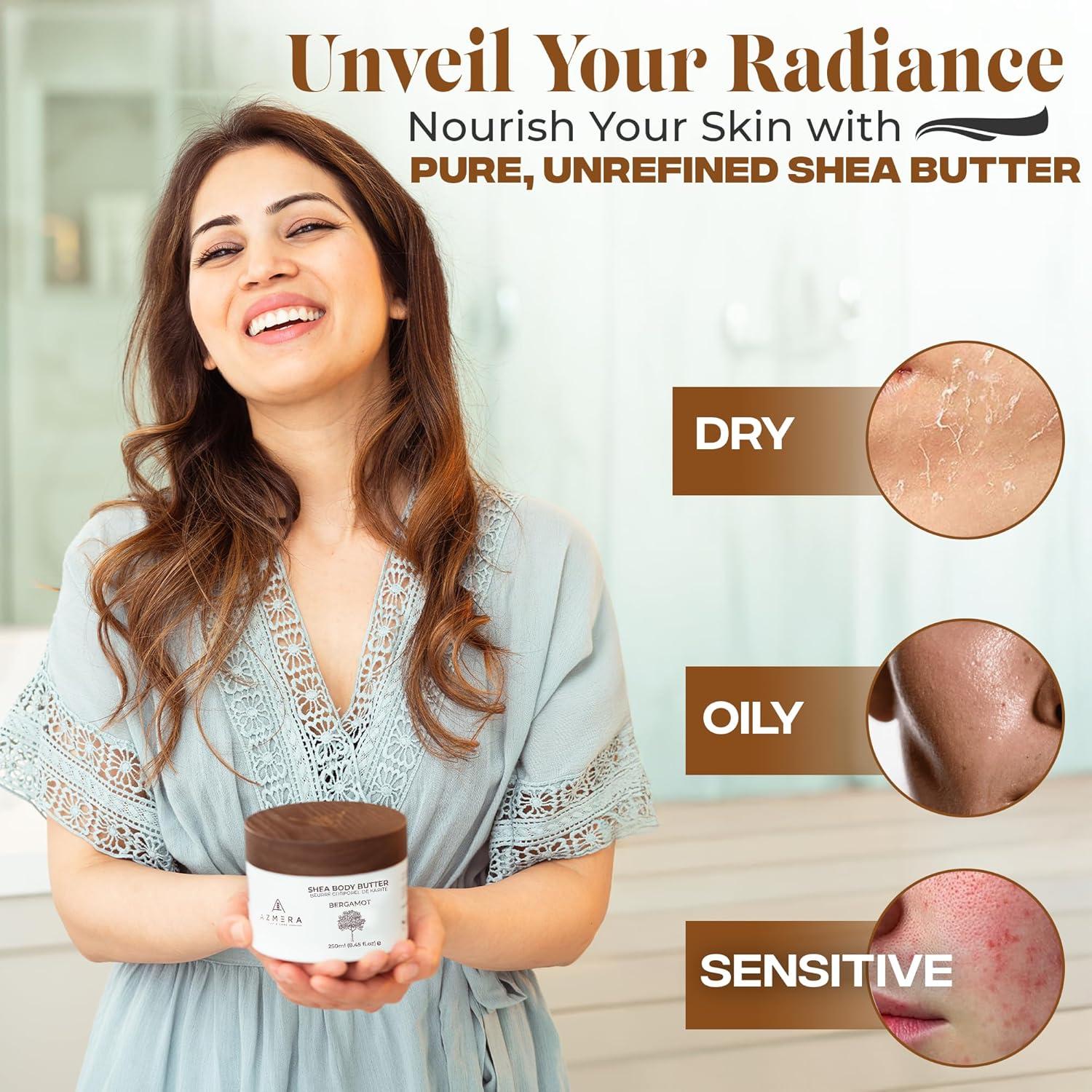 Manteca Corporal Batida Azmera 250g - Hidratante Bergamota Vegano