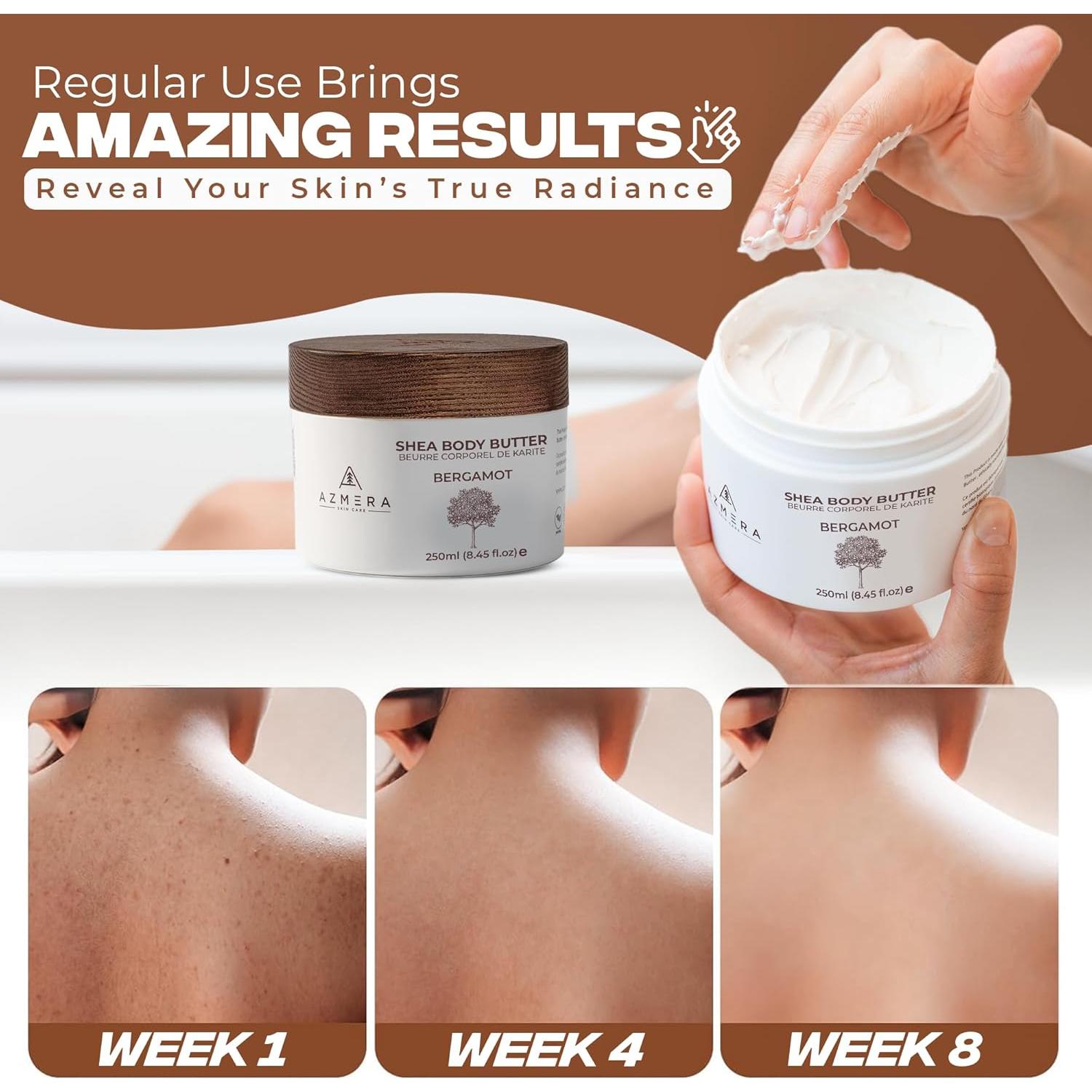 Manteca Corporal Batida Azmera 250g - Hidratante Bergamota Vegano