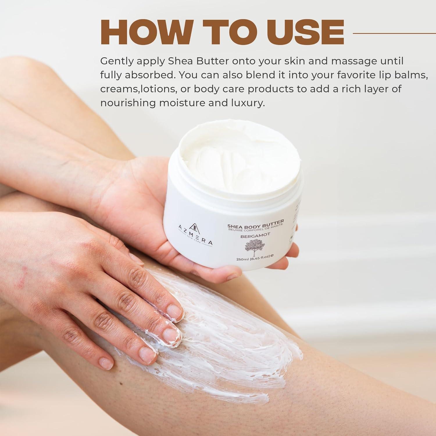 Manteca Corporal Batida Azmera 250g - Hidratante Bergamota Vegano