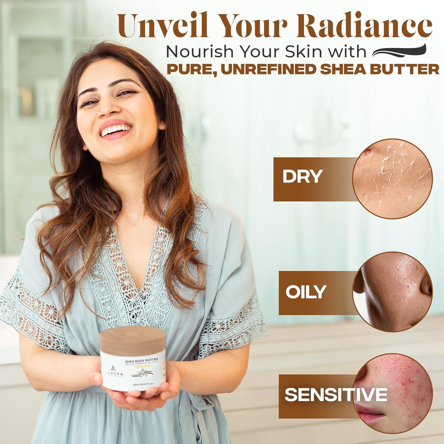 Manteca Corporal Batida Azmera 250g - Hidratante Vainilla Vegano