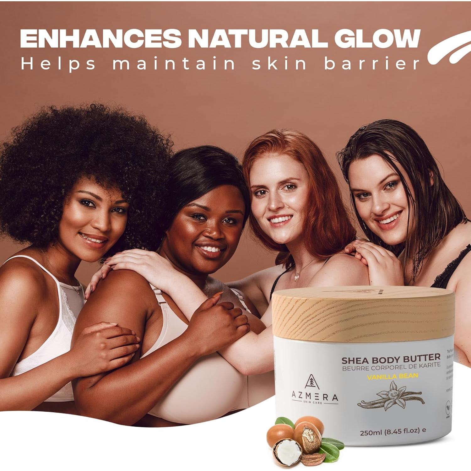 Manteca Corporal Batida Azmera 250g - Hidratante Vainilla Vegano