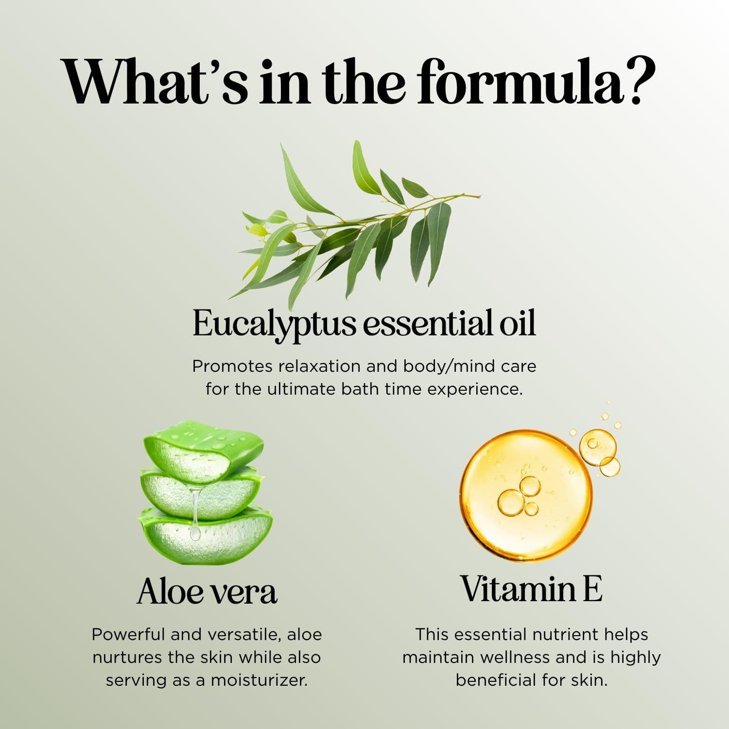 Baño Espumoso Eucalipto Maple Holistics 236.6 ml Sin Sulfatos