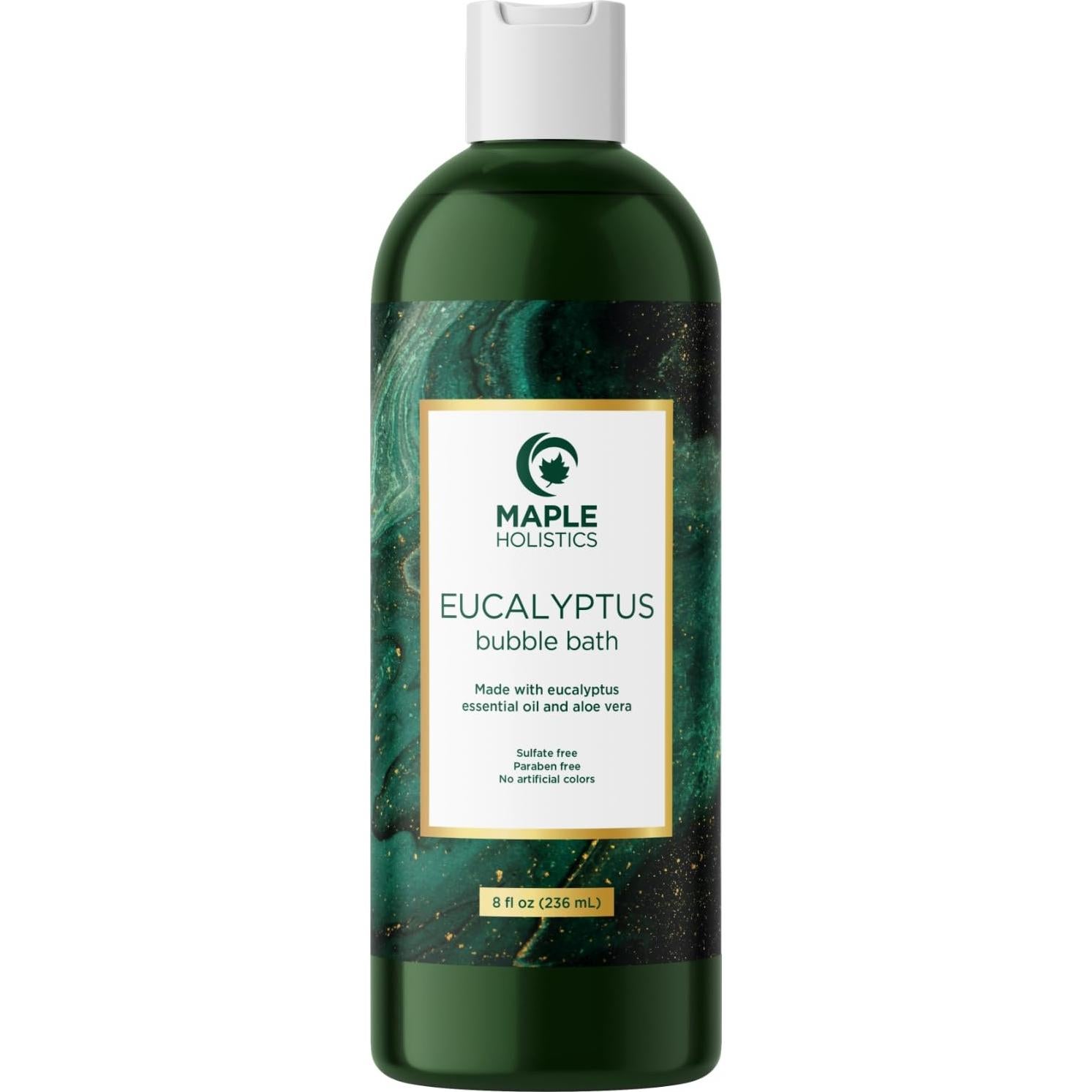 Baño Espumoso Eucalipto Maple Holistics 236.6 ml Sin Sulfatos