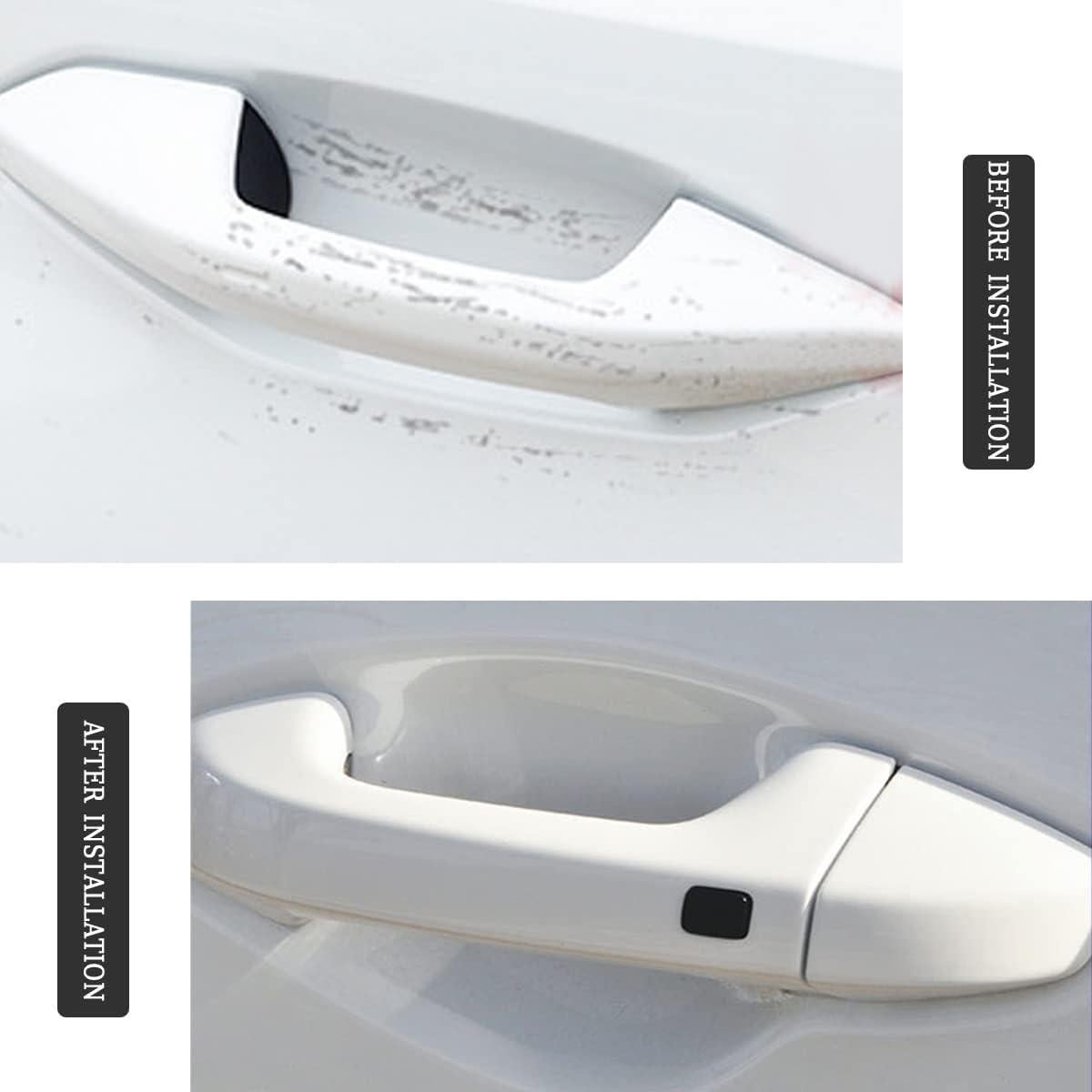 4 Piezas Protectores de Manijas de Puerta Blilo Transparente