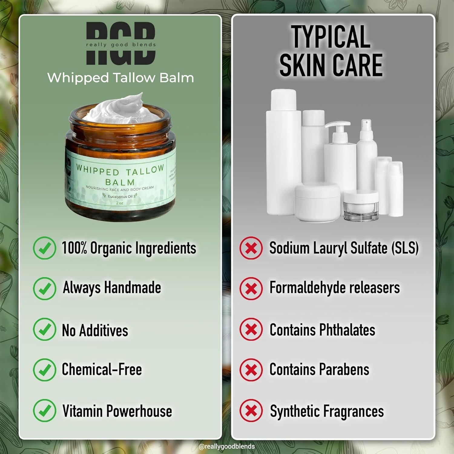 Bálsamo de Sebo Batido Really Good Blends Eucalipto 60ml