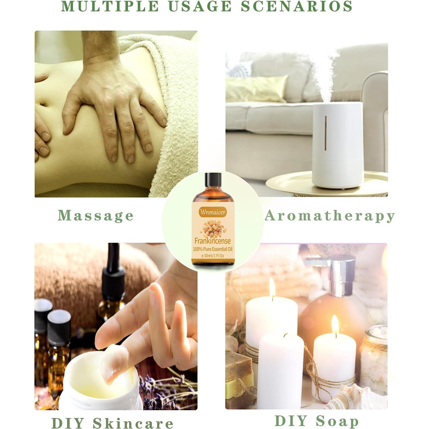 Aceite Esencial de Incienso Wnmaicer 30 ml - Aromaterapia y Cuidado de la Piel