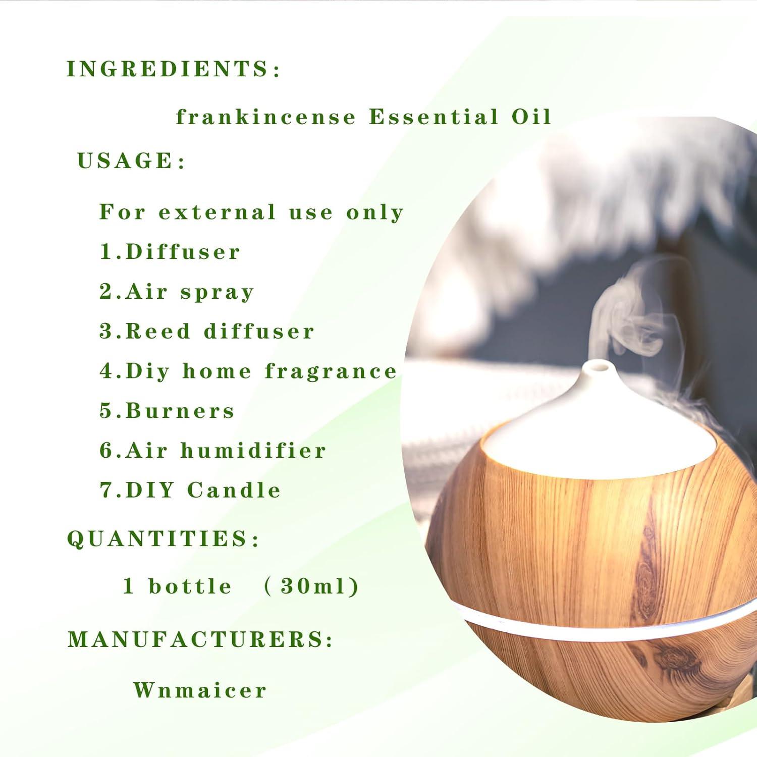 Aceite Esencial de Incienso Wnmaicer 30 ml - Aromaterapia y Cuidado de la Piel