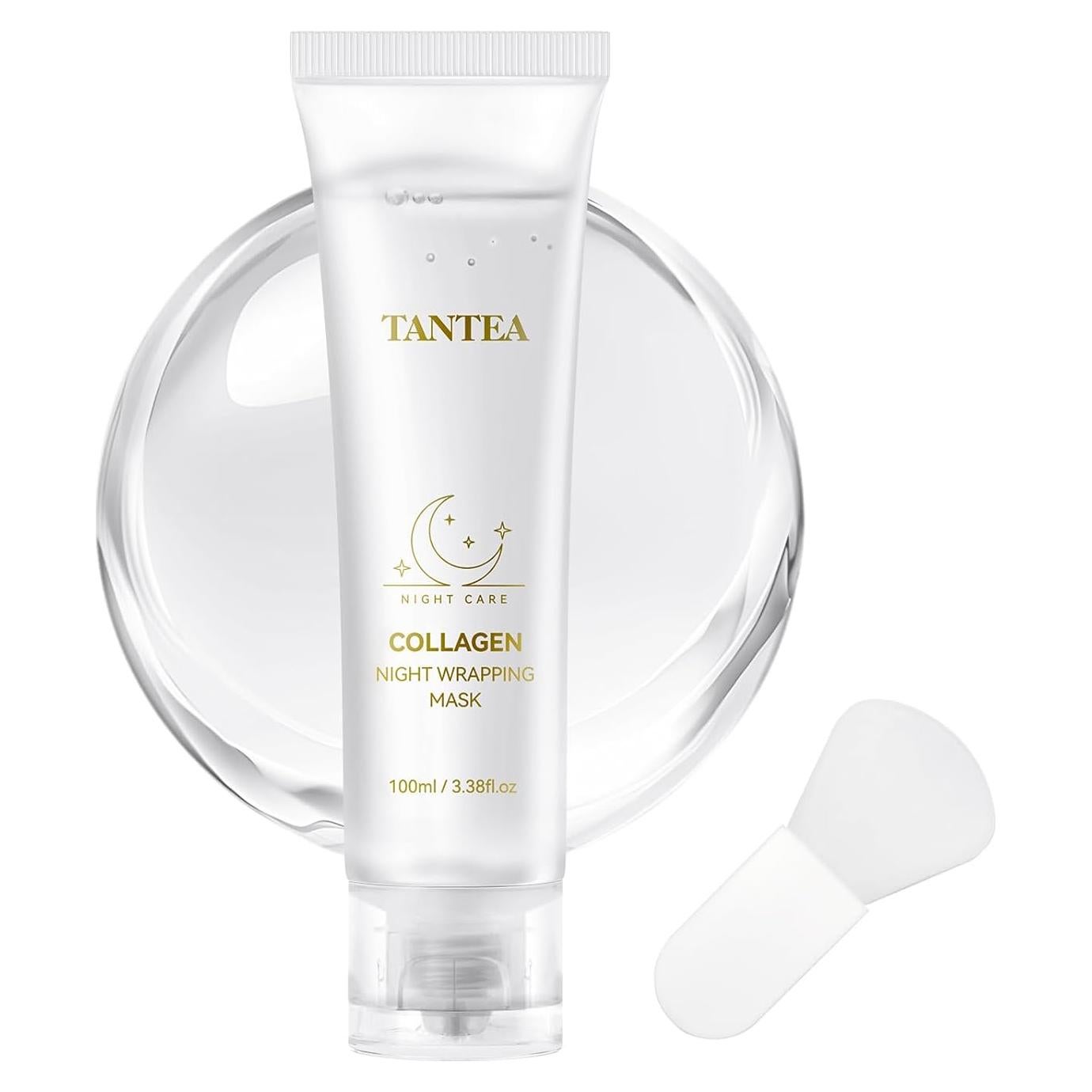 Mascarilla Nocturna de Colágeno Tantea 100ml Hidratante y Reafirmante