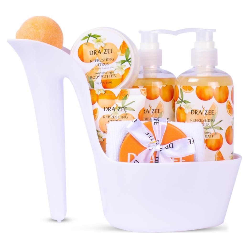Set de Spa de Lujo Draizee - 8 Piezas Aromatizadas a Cítricos