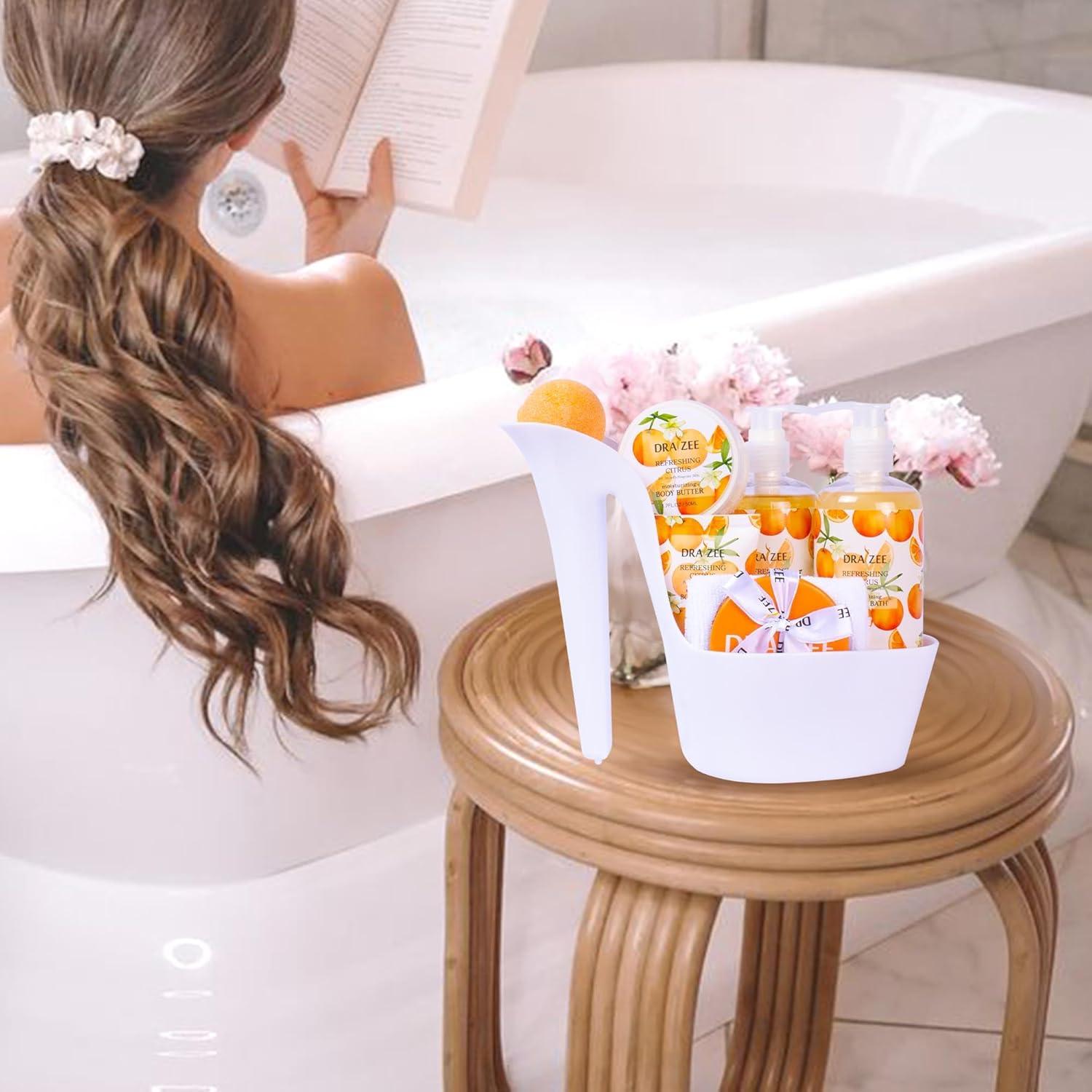 Set de Spa de Lujo Draizee - 8 Piezas Aromatizadas a Cítricos