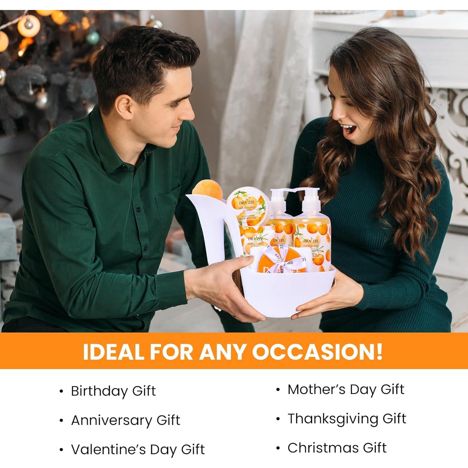 Set de Spa de Lujo Draizee - 8 Piezas Aromatizadas a Cítricos