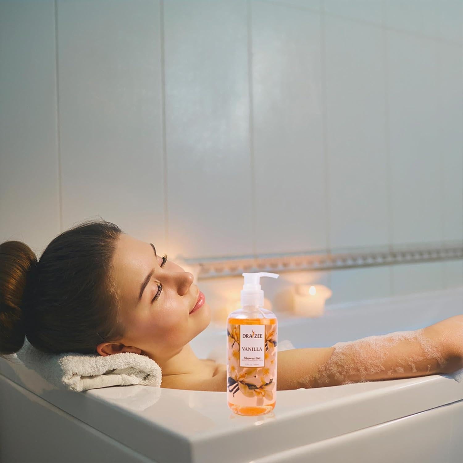 Set de Spa de Lujo Draizee 8 Piezas Vainilla - Cesta de Baño