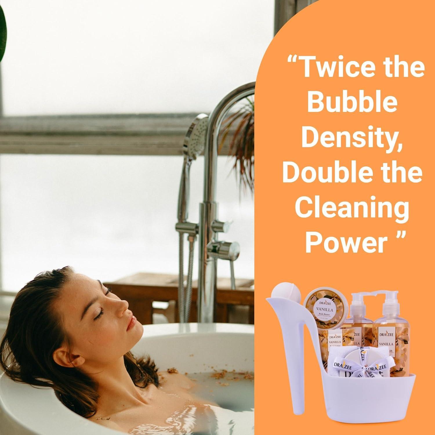 Set de Spa de Lujo Draizee 8 Piezas Vainilla - Cesta de Baño