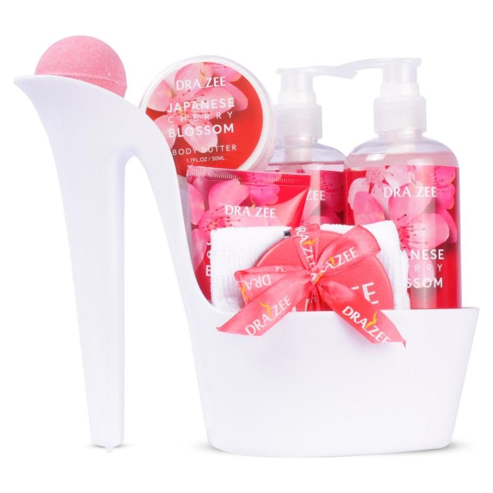 Set de Spa de Lujo Draizee - 8 Piezas Flor de Cerezo