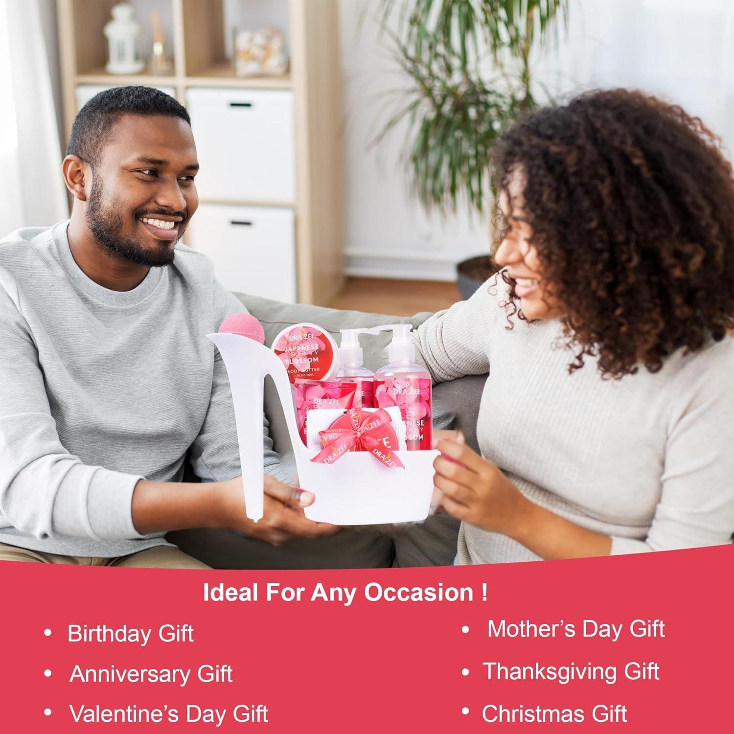 Set de Spa de Lujo Draizee - 8 Piezas Flor de Cerezo