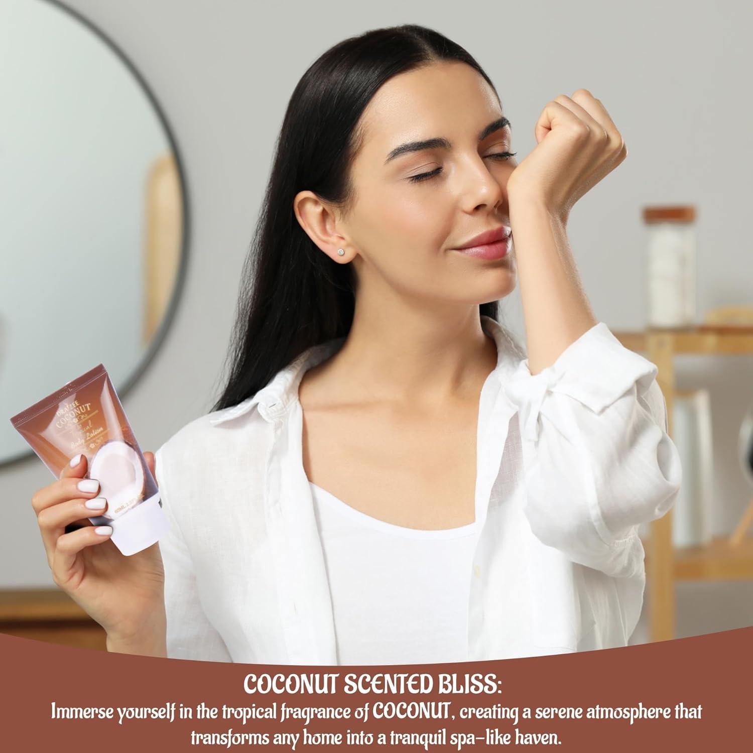 Set de Spa de Lujo Draizee 8 Piezas Aroma Coco