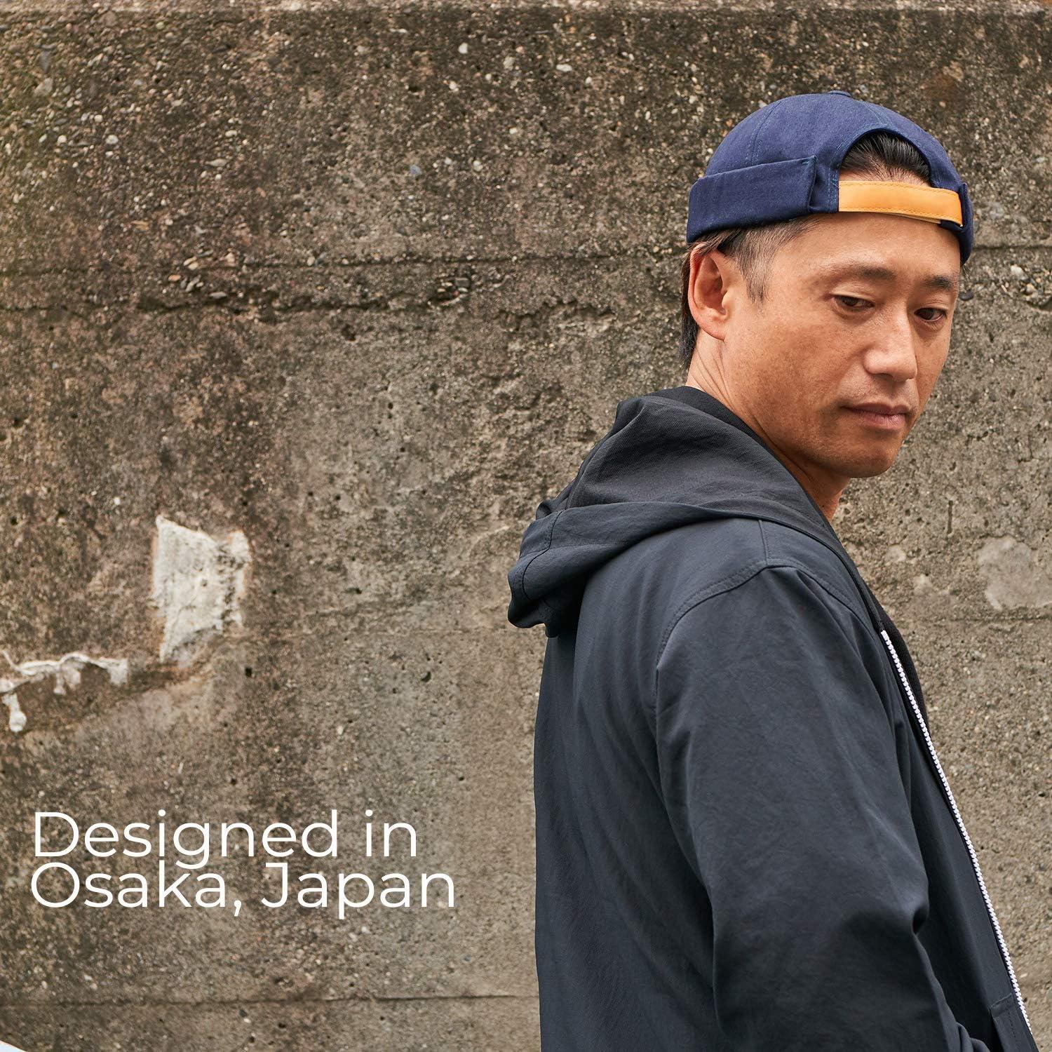 Gorra de béisbol sin visera Casualbox 100% algodón negra