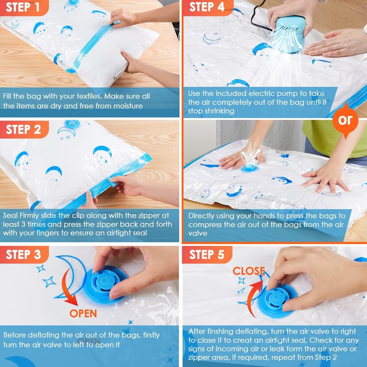 Bolsas de Almacenamiento al Vacío Z ZONAMA 25 Piezas Variadas