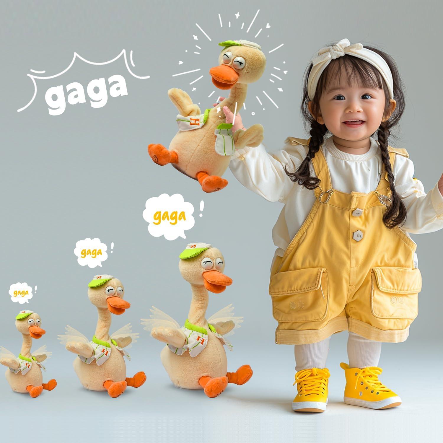 Pato de Peluche Interactivo SWTOIPIG con Grabación y Canciones