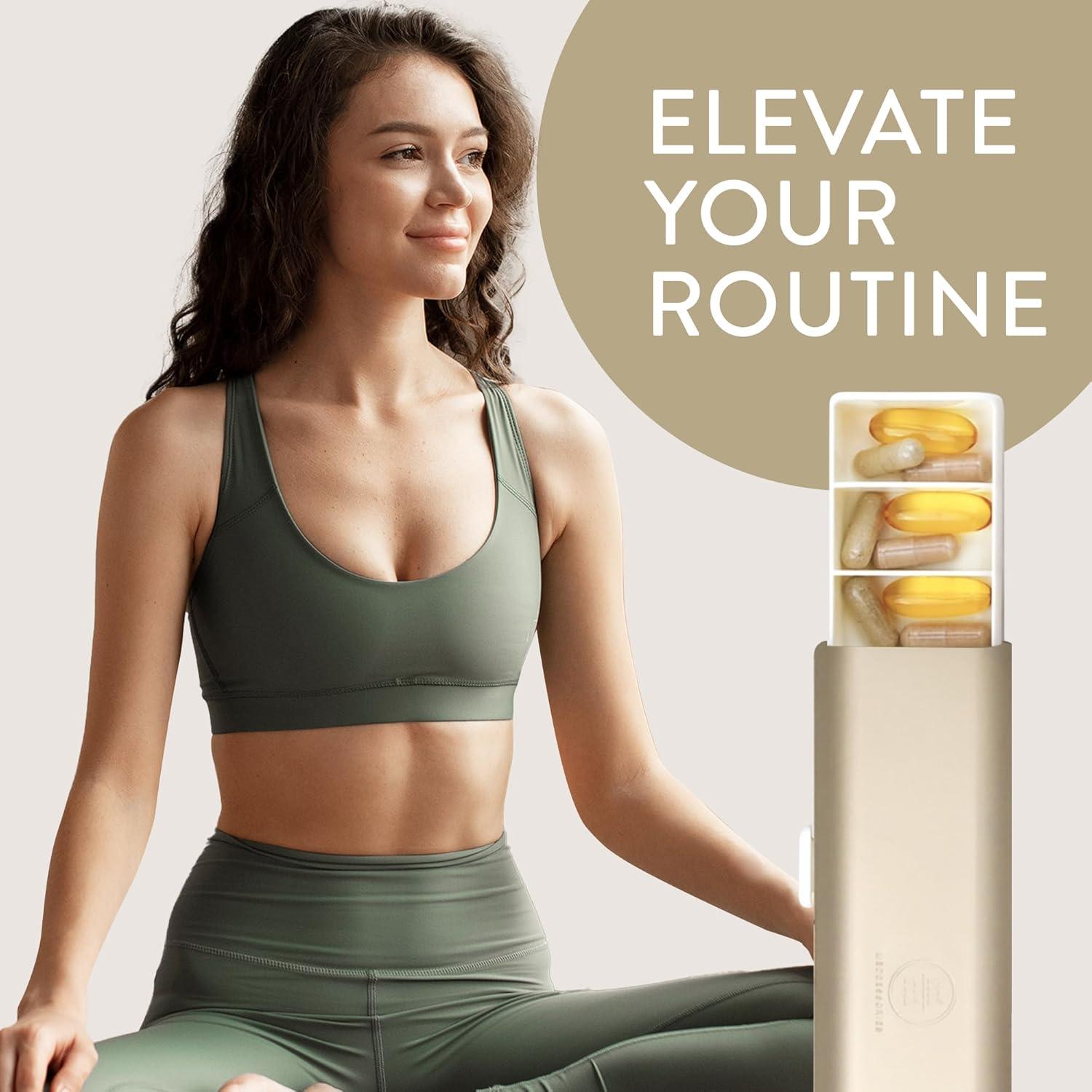 Organizador de Pastillas Diario Mimi Medcessories Champagne