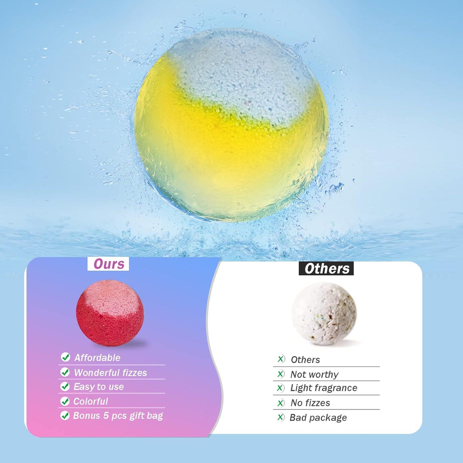 Juego de 30 Bombas de Baño Naturales PickMora - 6 Aromas