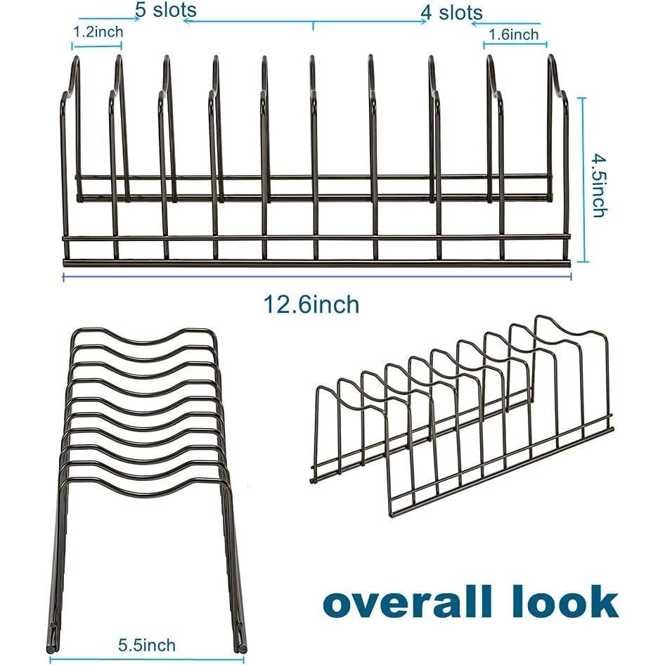 Soporte Organizador de Cocina Y.Z.Bros Acero Inoxidable 10.2x30.2cm
