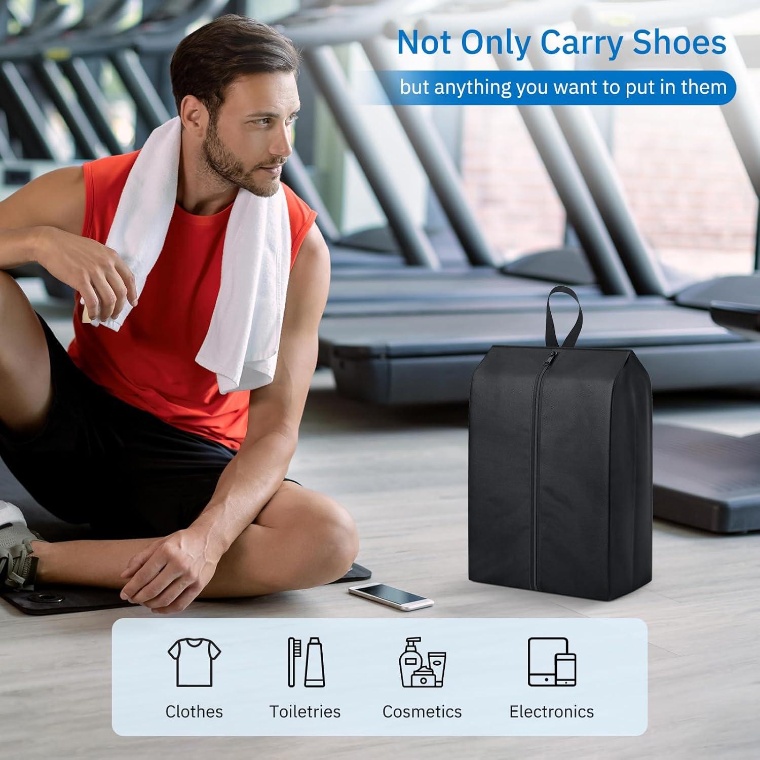 Bolsas de Zapatos de Viaje Misslo - 4 Unidades Nylon Negro