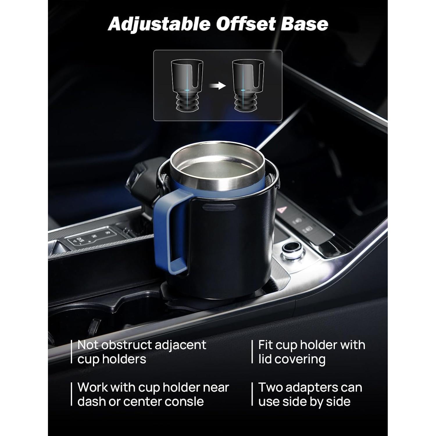 Expansor de Soporte para Tazas JOYTUTUS Negro 7.6-8.3 cm