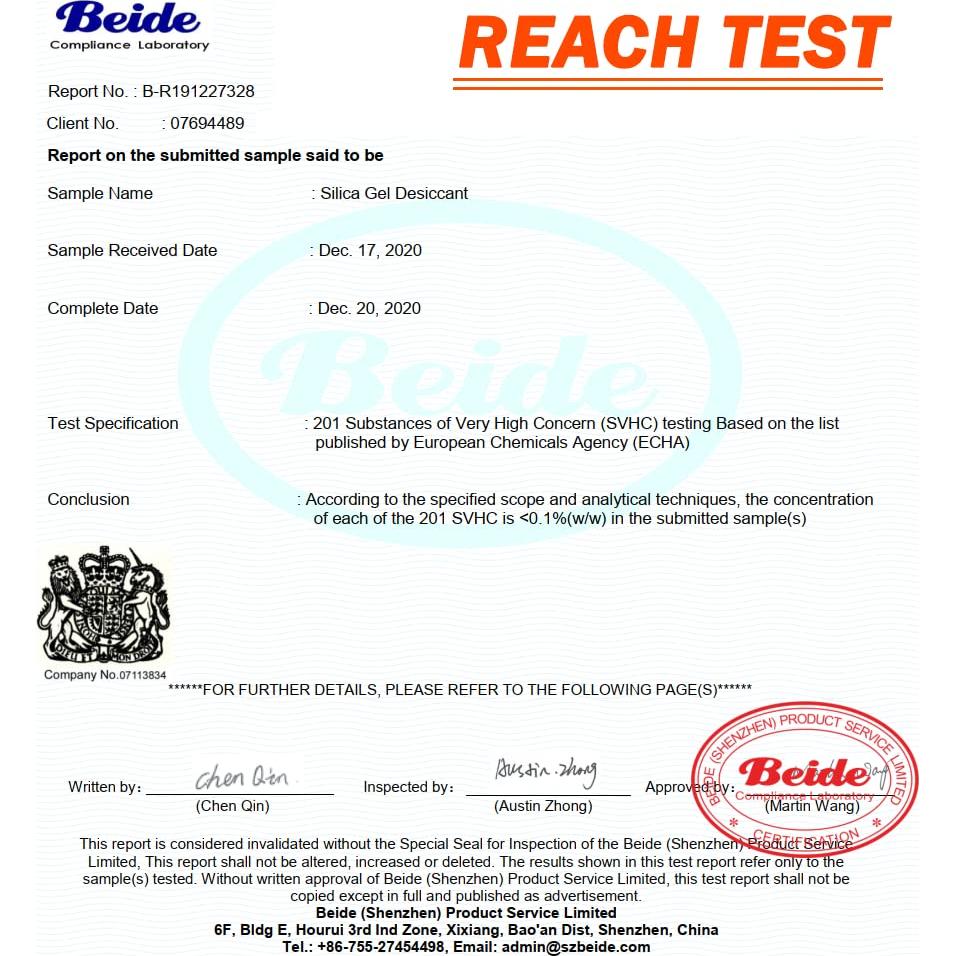 50 Paquetes de Gel de Silica Grado Alimenticio Fonday 1 Gramo