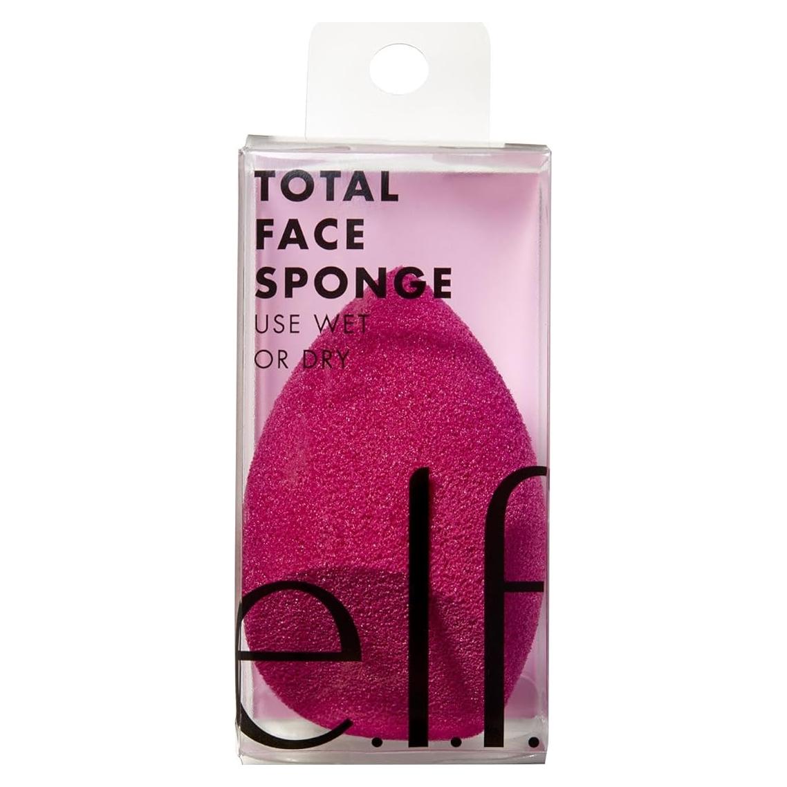Esponja de Maquillaje E.L.F. Total Sin Látex Rosa 1 Cuenta