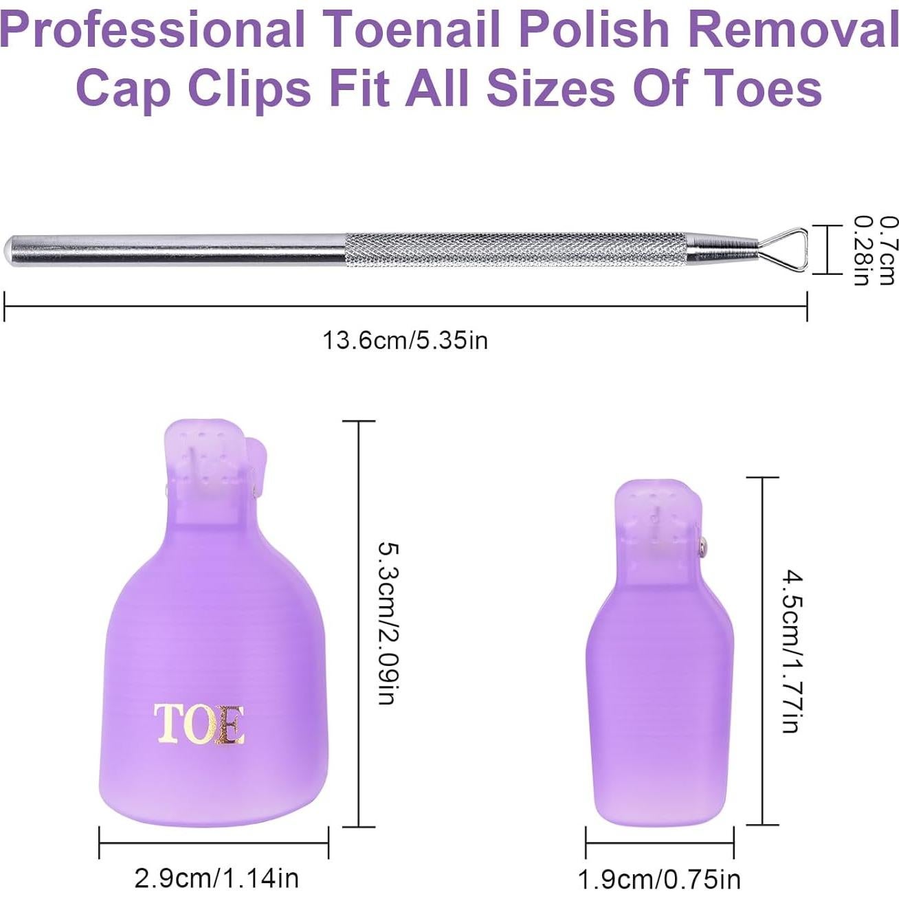 Kit Removedor de Esmalte UV KAZI 11 Pcs con Empujador Rosa